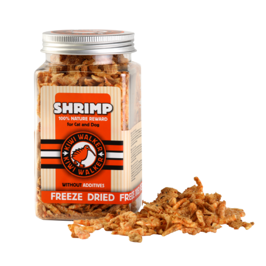 KIWI WALKER - Friandise Lyophilisée Crevette 50g🦐