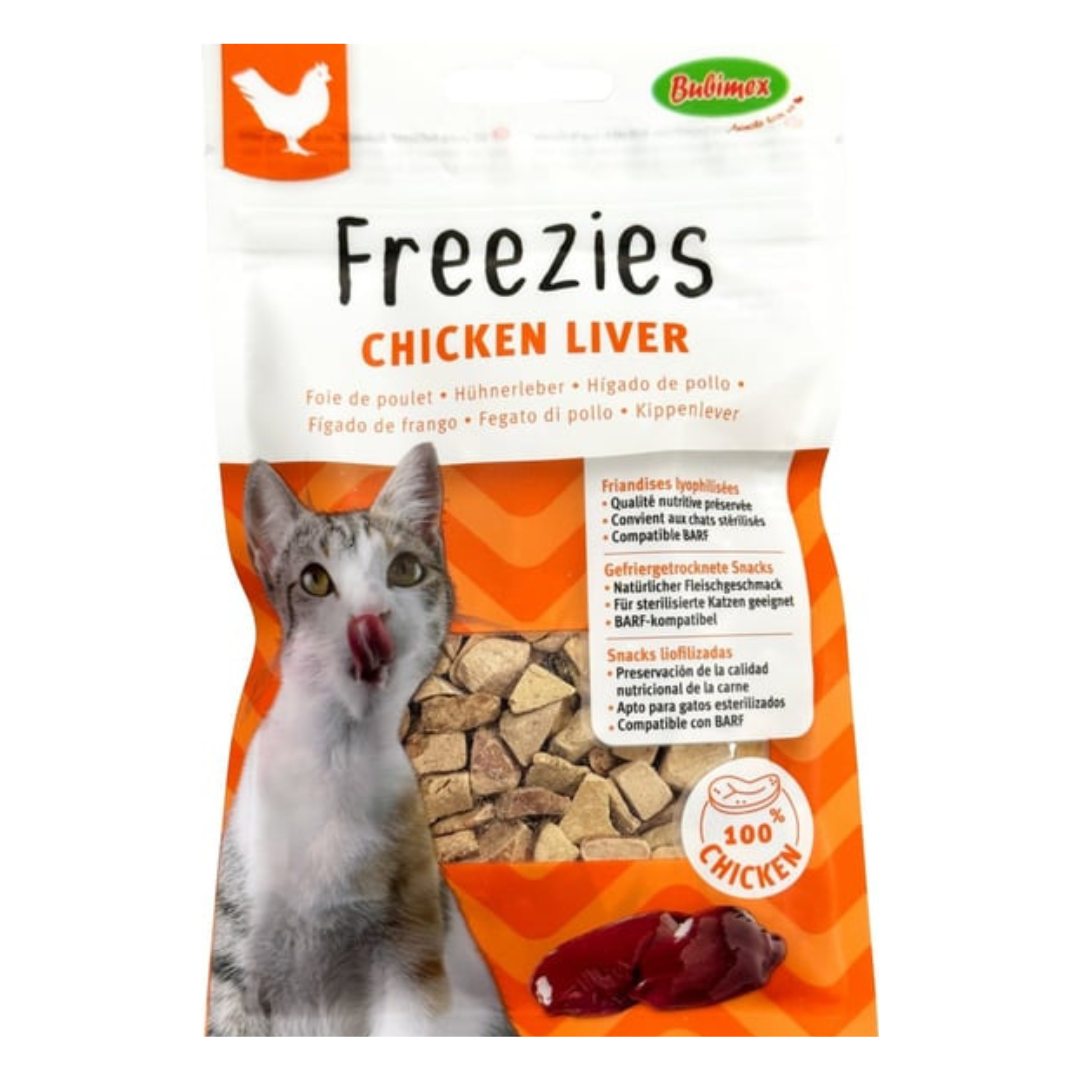 BUBIMEX - Freezies Friandises lyophilisé Foie de Poulet