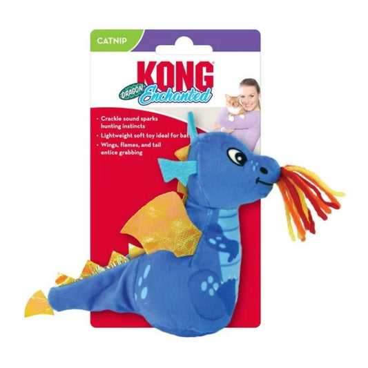 Kong® Enchanted Dragon en peluche pour chat