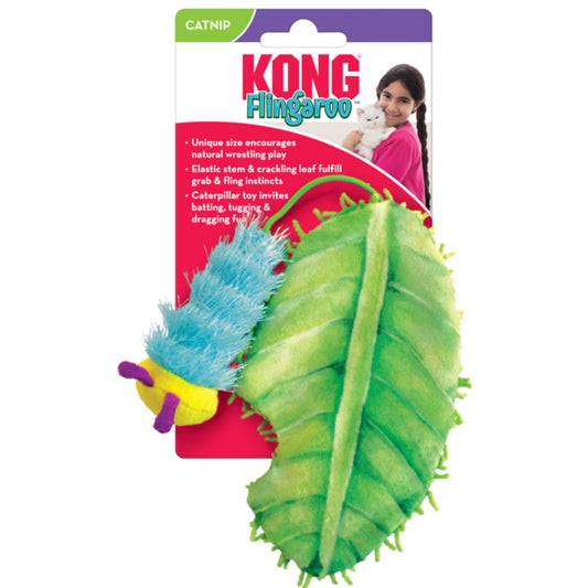Kong® Jouet Flingaroo Caterpillar pour Chat
