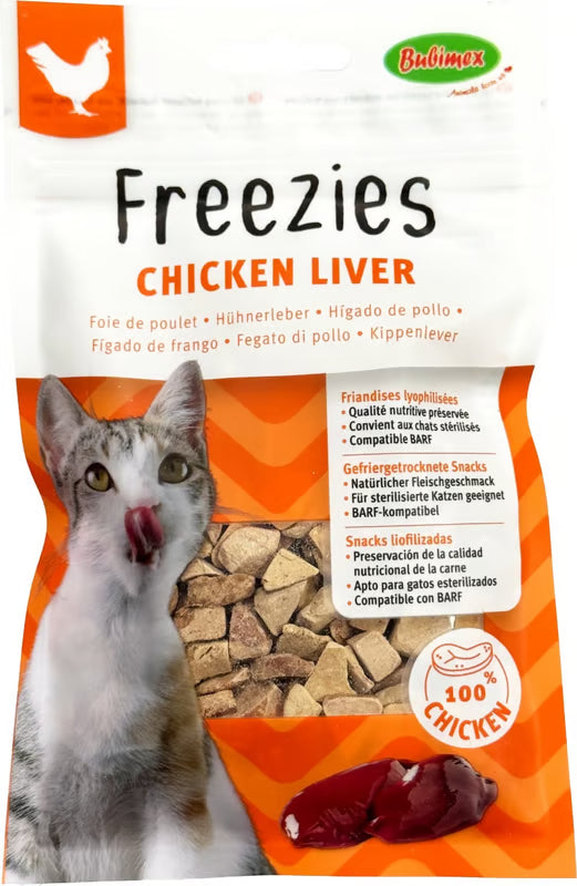 BUBIMEX - Freezies Friandises lyophilisé Foie de Poulet