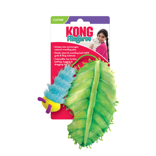 Kong® Jouet Flingaroo Caterpillar pour Chat