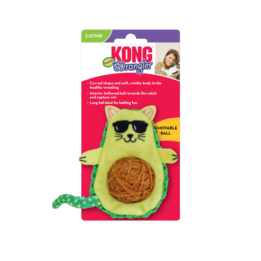 Kong® Jouet Wrangler AvoCATo pour Chats