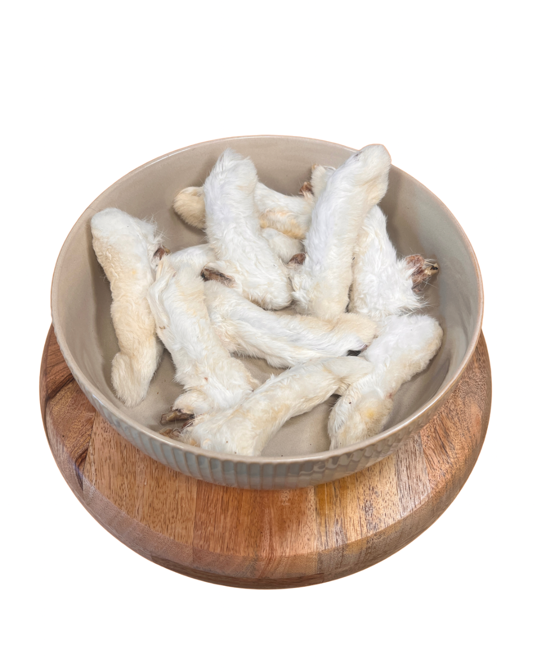 Pattes de lapin avec poils 200g 🐇