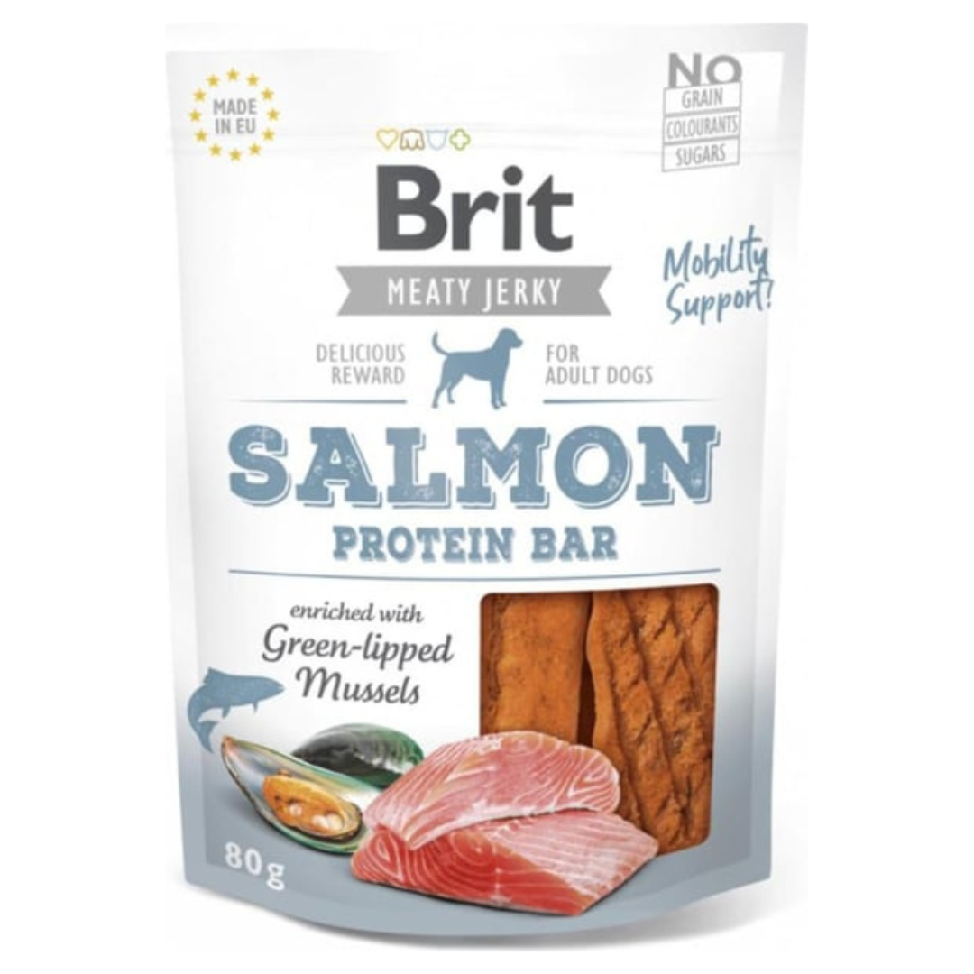 BRIT - Friandises Jerky saumon 🐟