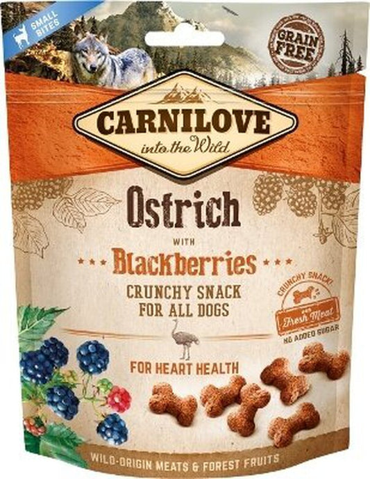 CARNILOVE - Crunchy Autruche et Mûres pour Chien 🦤
