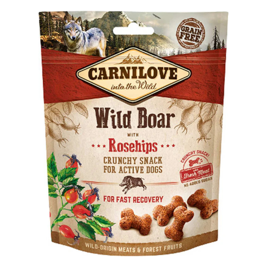 CARNILOVE - Crunchy Sanglier Sauvage & Eglantier pour Chien🐗