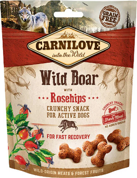 CARNILOVE - Crunchy Sanglier Sauvage & Eglantier pour Chien🐗