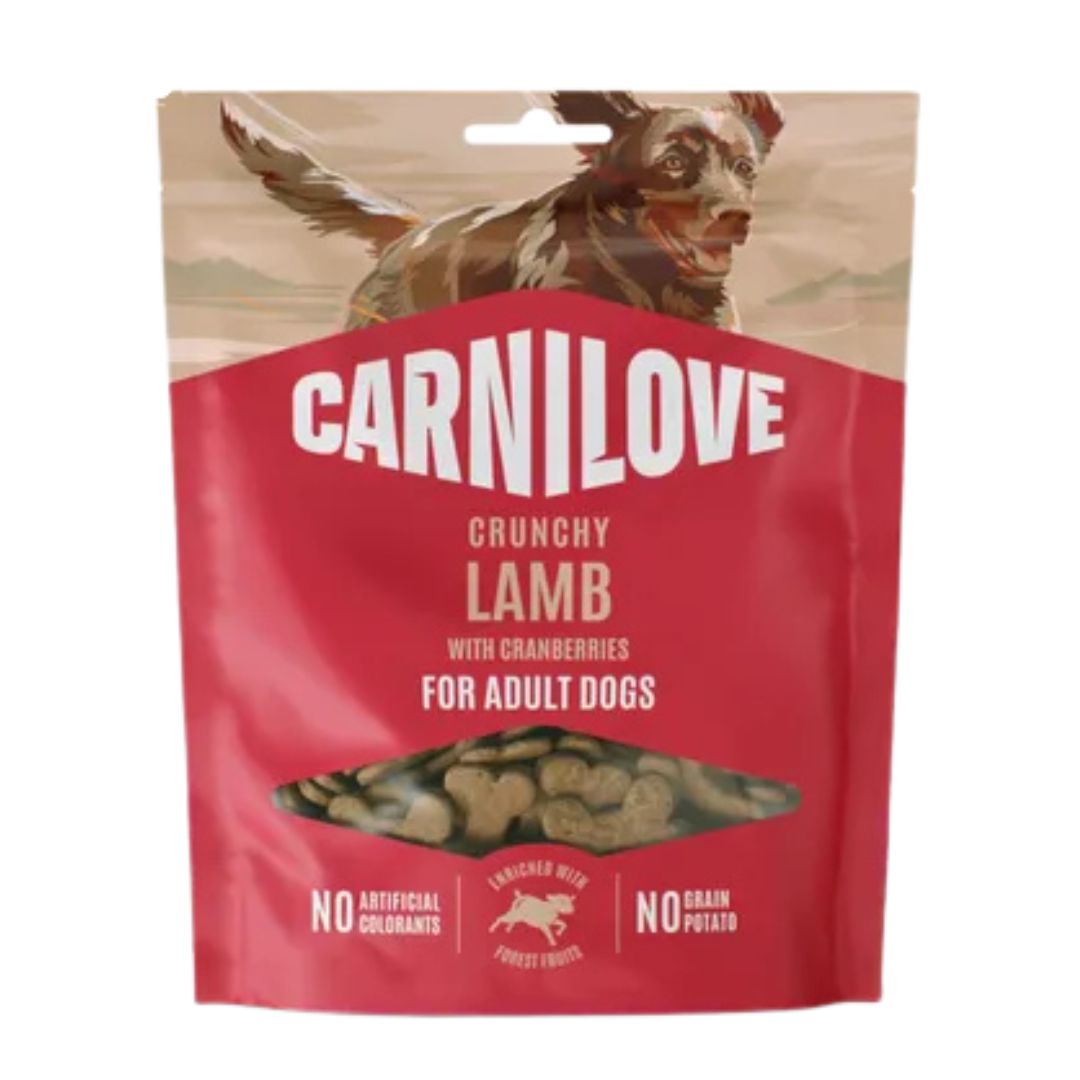 CARNILOVE - Crunchy Agneau & Cranberries 200g pour Chien🐑