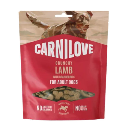 CARNILOVE - Crunchy Agneau & Cranberries 200g pour Chien🐑