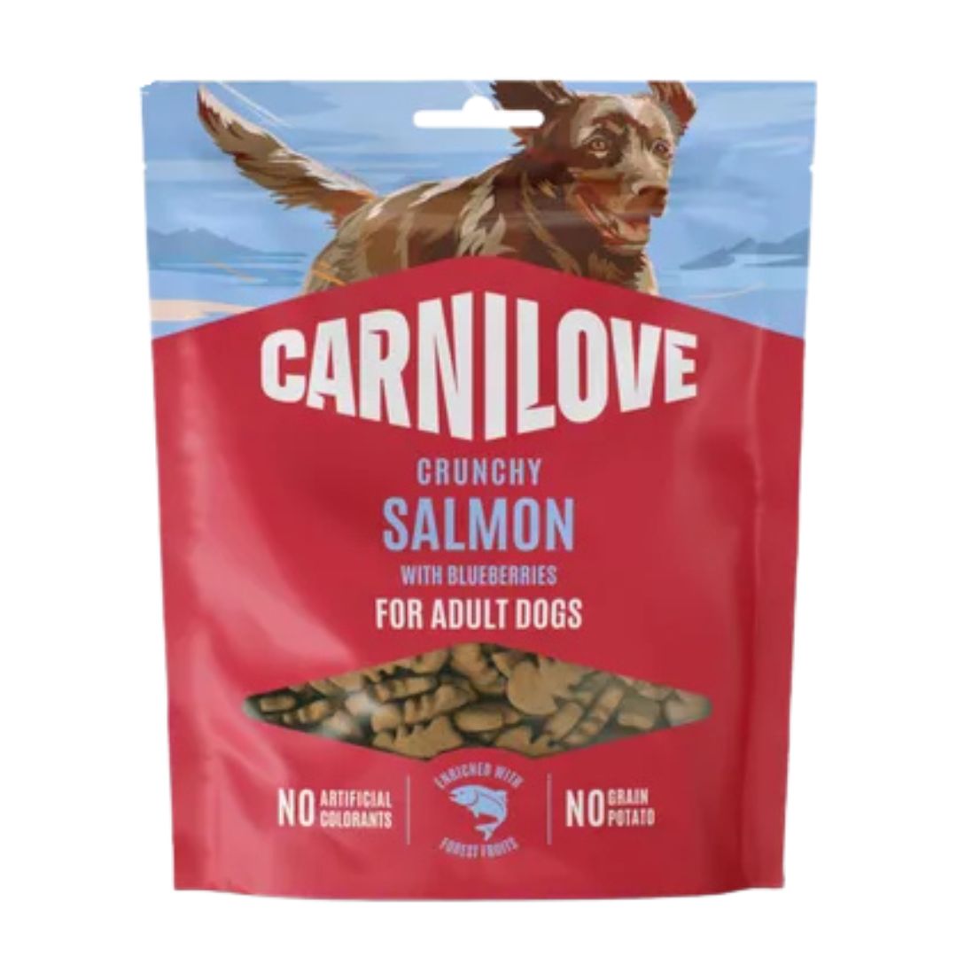 CARNILOVE - Crunchy Saumon & Myrtilles 200g pour Chien 🐟