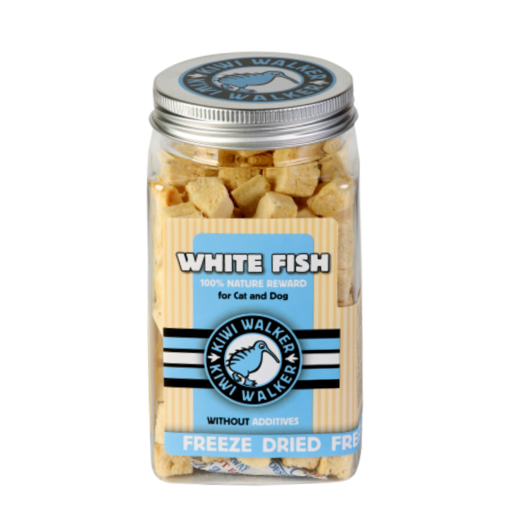 KIWI WALKER - Friandise Lyophilisée Poisson Blanc 60g🐟