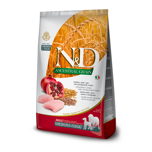 FARMINA Ancestral Poulet & Grenade Adulte MEDIUM/MAXI🐕
