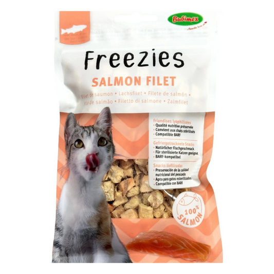 BUBIMEX - Freezies Friandises lyophilisé Filet de Saumon