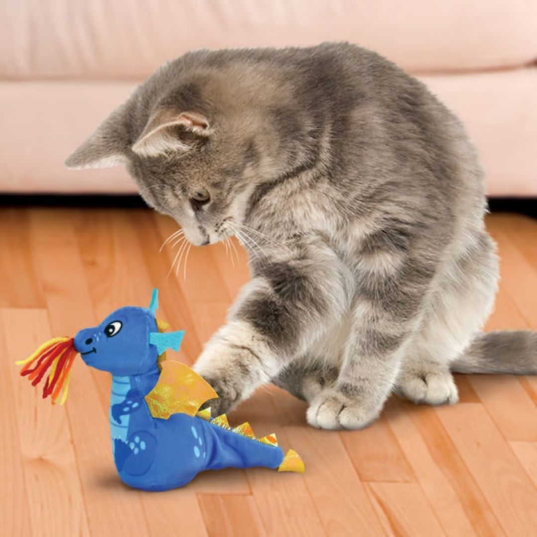 Kong® Enchanted Dragon en peluche pour chat
