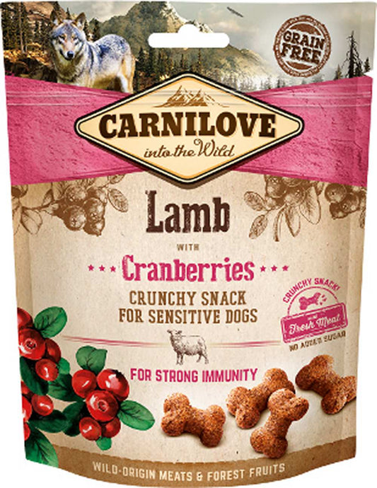 CARNILOVE - Crunchy Agneau & Cranberries pour Chien🐑