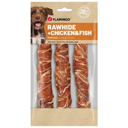 Rolls avec Poulet & Cabillaud 17cm 🐔🐟