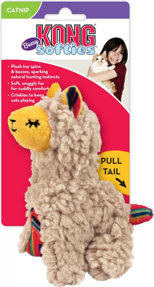 Kong® Softies Buzzy Peluche vibrante Lama
