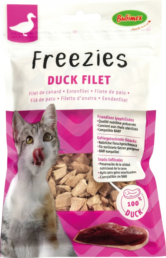 BUBIMEX - Freezies Friandises lyophilisé Filet de Canard